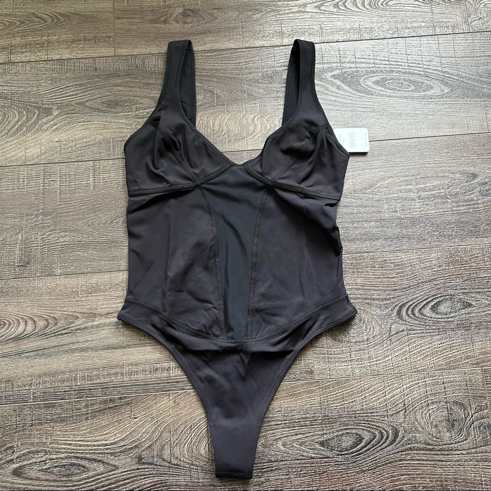 Free People Movement Heart of Gold Leotard in Black - Picture 3 of 9